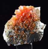 3.4cm VANADINITE CRYSTAL BARITE MIBLADEN MOROCCO MINIATURE MINERAL SPECIMEN WB13