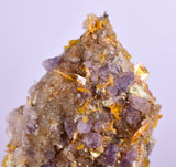 4.6cms GEM RARE WULFENITE FLUORITE MINI CRYSTALS ALAMO ARIZONA USA YB37