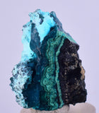 3cm GEM BLUE MALACHITE CHRYSOCOLLA PERU ROSETTE BOTRYOIDAL CRYSTAL GRAPE  UB126