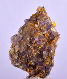 4.6cms GEM RARE WULFENITE FLUORITE MINI CRYSTALS ALAMO ARIZONA USA YB37