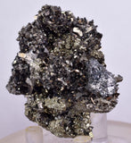 4.9cms MARCASITE PYRITE QUARTZ  ARSENOPYRYTE  PERU SHINY CRYSTALS MINERAL MB114