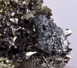 4.9cms MARCASITE PYRITE QUARTZ  ARSENOPYRYTE  PERU SHINY CRYSTALS MINERAL MB114