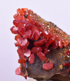 4.6cm VANADINITE HOLLANDITE CRYSTAL MIBLADEN MOROCCO  MINERAL SPECIMEN WB33