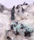 5.2cms NATIVE SILVER WIRE QUARTZ PERU MINE MINERAL SPECIMEN HB247