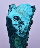 4cm GEM BLUE MALACHITE CHRYSOCOLLA PERU ROSETTE BOTRYOIDAL CRYSTAL GRAPE  UB188