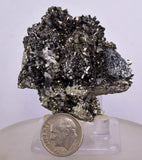 4.9cms MARCASITE PYRITE QUARTZ  ARSENOPYRYTE  PERU SHINY CRYSTALS MINERAL MB114