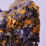 5.3cms GEM RARE WULFENITE FLUORITE MINI CRYSTALS ALAMO ARIZONA USA YB54