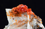 3.4cm VANADINITE CRYSTAL BARITE MIBLADEN MOROCCO MINIATURE MINERAL SPECIMEN WB13