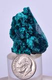 3cm GEM BLUE MALACHITE CHRYSOCOLLA PERU ROSETTE BOTRYOIDAL CRYSTAL GRAPE  UB124