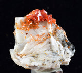 3.4cm VANADINITE CRYSTAL BARITE MIBLADEN MOROCCO MINIATURE MINERAL SPECIMEN WB13