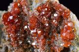 4cm VANADINITE CRYSTAL BARITE MIBLADEN MOROCCO MINIATURE MINERAL SPECIMEN WB17