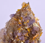 4.6cms GEM RARE WULFENITE FLUORITE MINI CRYSTALS ALAMO ARIZONA USA YB37