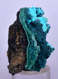 3cm GEM BLUE MALACHITE CHRYSOCOLLA PERU ROSETTE BOTRYOIDAL CRYSTAL GRAPE  UB187