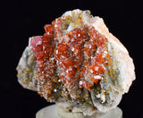 4cm VANADINITE CRYSTAL BARITE MIBLADEN MOROCCO MINIATURE MINERAL SPECIMEN WB17