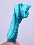5.9grs BLUE MALACHITE CHRYSOCOLLA SCULPTURE SCENIC PERU ROUGH DECORATION UB160
