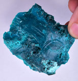 5.5cm GEM BLUE MALACHITE PERU TRANSLUCENT CHRYSOCOLLA BOTRYOIDAL CRYSTAL UB169