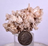 5.5 cms GEM ZEOLITE STILBITE HEULANDITE APOPHYLLITE (?) CRYSTALS PERU FB47