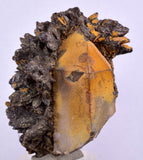 4cms RED LIMONITE MARCASITE QUARTZ GOETHITE CRYSTALS PERU MINERAL SPECIMEN QB66