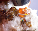 4.8 cms SPHALERITE BARITE QUARTZ GEM PERU CRYSTALS DISPLAY OR TO CUT IT MB103