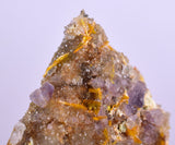 4.6cms GEM RARE WULFENITE FLUORITE MINI CRYSTALS ALAMO ARIZONA USA YB37