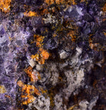 5.3cms GEM RARE WULFENITE FLUORITE MINI CRYSTALS ALAMO ARIZONA USA YB54