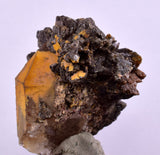 4cms RED LIMONITE MARCASITE QUARTZ GOETHITE CRYSTALS PERU MINERAL SPECIMEN QB66