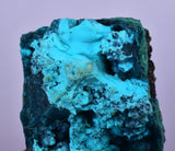 3cm GEM BLUE MALACHITE CHRYSOCOLLA PERU ROSETTE BOTRYOIDAL CRYSTAL GRAPE  UB187