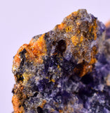 5.3cms GEM RARE WULFENITE FLUORITE MINI CRYSTALS ALAMO ARIZONA USA YB54