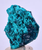 3cm GEM BLUE MALACHITE CHRYSOCOLLA PERU ROSETTE BOTRYOIDAL CRYSTAL GRAPE  UB123