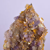 4.6cms GEM RARE WULFENITE FLUORITE MINI CRYSTALS ALAMO ARIZONA USA YB37