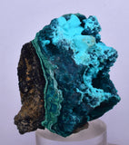 3cm GEM BLUE MALACHITE CHRYSOCOLLA PERU ROSETTE BOTRYOIDAL CRYSTAL GRAPE  UB187