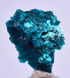 3cm GEM BLUE MALACHITE CHRYSOCOLLA PERU ROSETTE BOTRYOIDAL CRYSTAL GRAPE  UB127