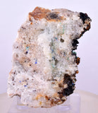 5.6cms CHRYSOCOLLA MALACHITE SELENITE CRYSTALS PERU QUARTZ CALCITE CB203