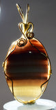 4.8cms GEM MACHU PICCHU Aragonite Cabochon PENDANT Peru BB424