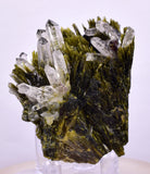 5.3cms PREMIUM EPIDOTE AXINITE QUARTZ CRYSTALS PERU AESTHETIC COLLECTOR CB206