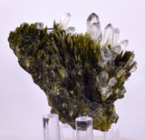 5.3cms PREMIUM EPIDOTE AXINITE QUARTZ CRYSTALS PERU AESTHETIC COLLECTOR CB206