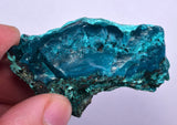 5.1cms GEM BLUE MALACHITE Peru Translucent Chrysocolla Botryoidal Crystal U576