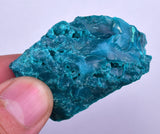 4.4cms GEM BLUE MALACHITE Peru Translucent Chrysocolla Botryoidal Crystal U577