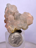 4.1cms PREHNITE  EPIDOTE CRYSTALS Tourmaline Zoisite Peru Mineral Specime UE198