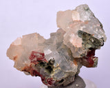 4.1cms PREHNITE  EPIDOTE CRYSTALS Tourmaline Zoisite Peru Mineral Specime UE198
