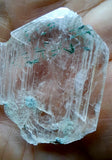 4.6cms GEM ATACAMITE INSIDE SELENITE CRYSTAL LILY MINE PERU  TB176