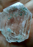 4.6cms GEM ATACAMITE INSIDE SELENITE CRYSTAL LILY MINE PERU  TB176