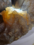 15cms CHALCEDONY BOTRYOIDAL PERU Crystal Quartz  Translucent Mineral Sample  Collector QB129