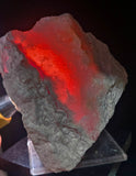 12cms RHODOCHROSITE QUARTZ CRYSTALS PERU  MINERAL SPECIMEN RB696