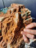 24cms DRUZY CHRYSOCOLLA PERU COPPER 2000 DISCOVERY DB169