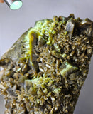 19ms CLINOZOISITE EPIDOTE CRYSTALS PERU MINERAL SPECIMEN COLLECTOR  KB177