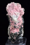 7.5cms RHODOCHROSITE QUARTZ CALCITE CRYSTALS JORDANITE (?) GALENA PERU RB510