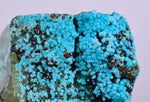 3.2cms QUARTZ CHRYSOCOLLA TENTADORA MINE PERU GRAPE BOTRYOIDAL CRYSTAL CB154