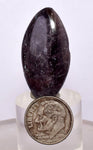 39cts GEM AXINITE PURPLE CABOCHON  PERU SUPER SHINY RARE MINERAL SPECIMEN BB308