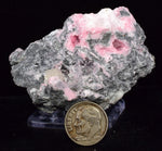 6.4cms RHODOCHROSITE ROSETTE PERU PINK CRYSTALS HUANZALA MINE MINERAL RB468